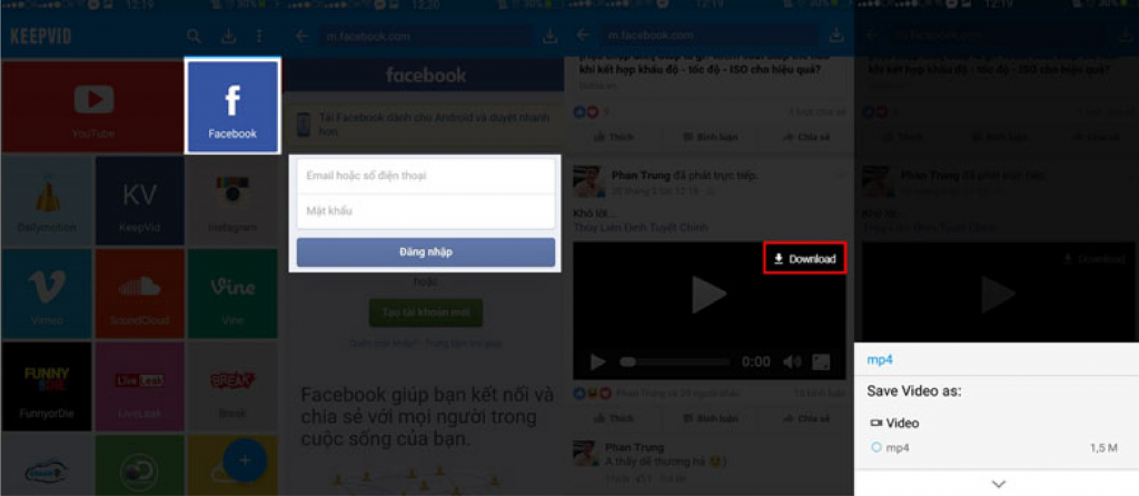 Cách tải video trên facebook6